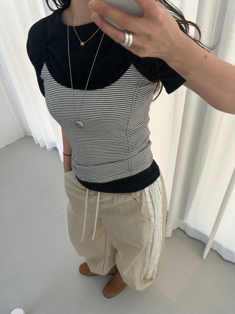 Dress U - Korean Women Fashion - #womensfashion - Stripe Sleeveless - 10