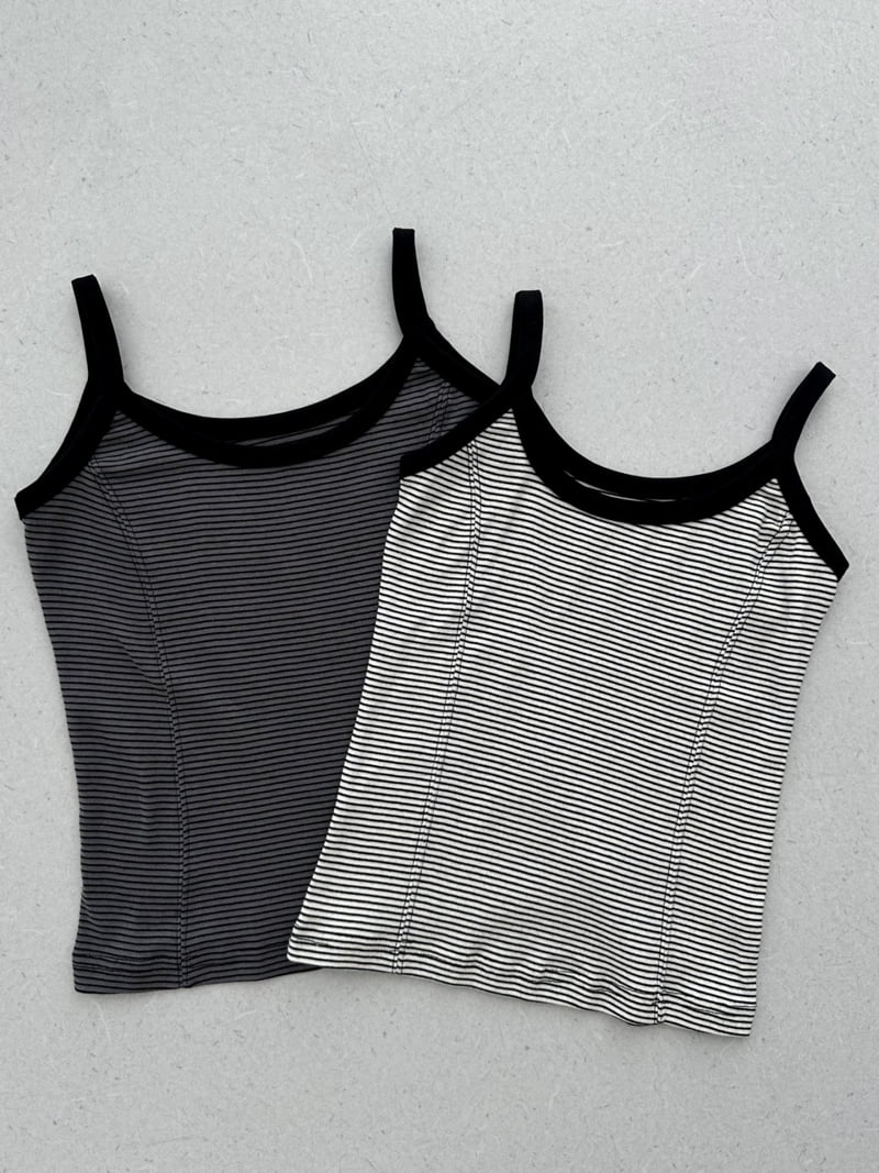 Dress U - Korean Women Fashion - #womensfashion - Stripe Sleeveless - 2