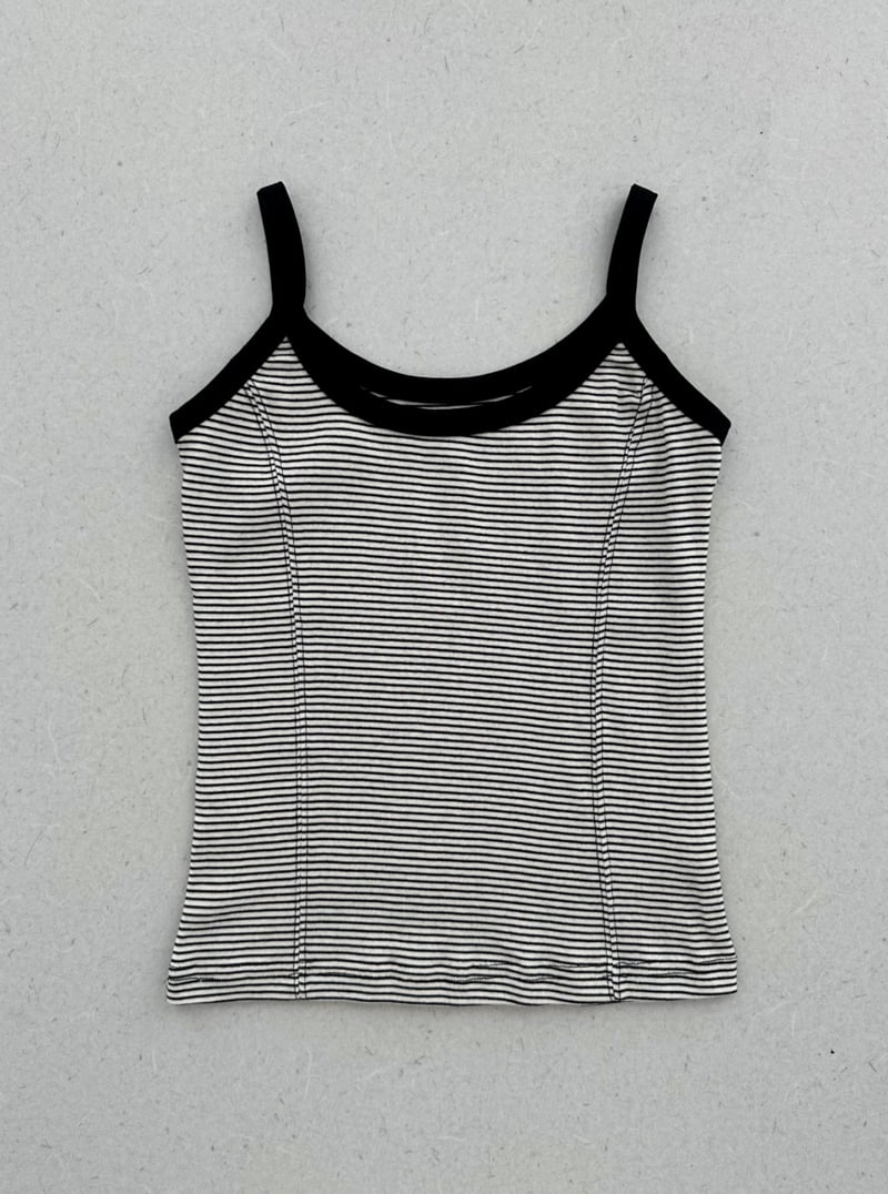 Dress U - Korean Women Fashion - #momslook - Stripe Sleeveless - 4