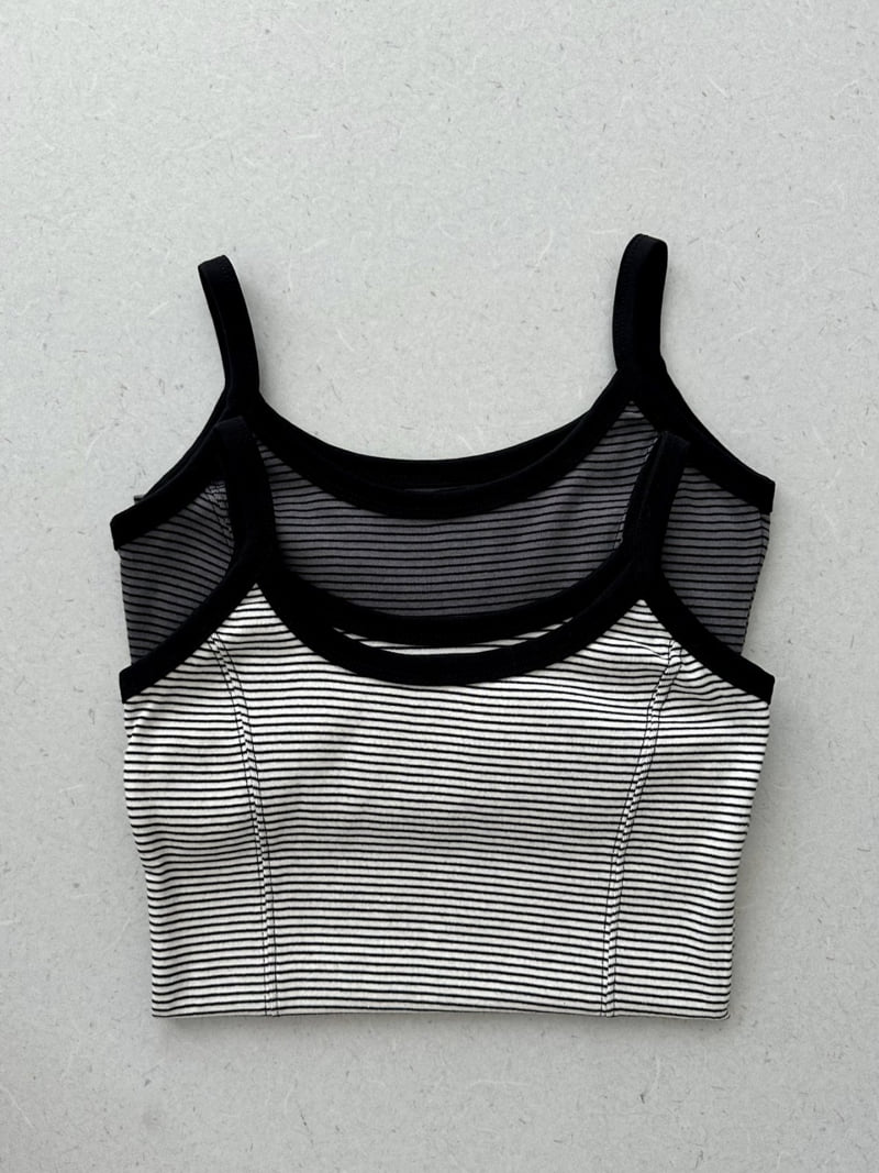 Dress U - Korean Women Fashion - #womensfashion - Stripe Sleeveless - 6