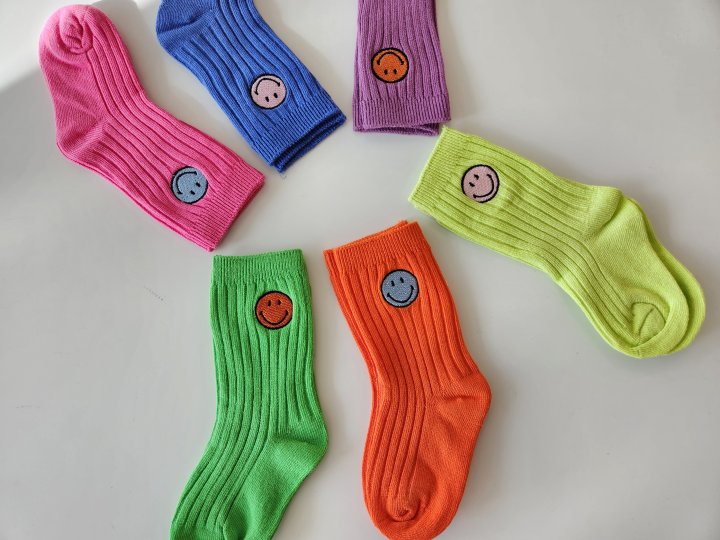 Dudie - Korean Children Fashion - #Kfashion4kids - Color Smile Set (set of 6) - 11