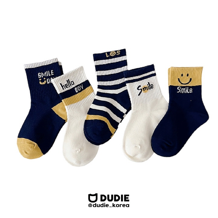 Dudie - Korean Children Fashion - #childofig - Rosmile Set (set of 5)