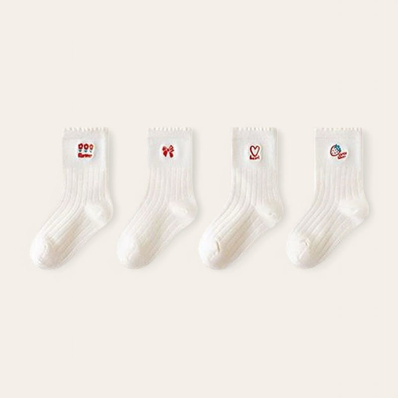 Dudie - Korean Children Fashion - #childofig - Cutie Set (set of 4) - 2