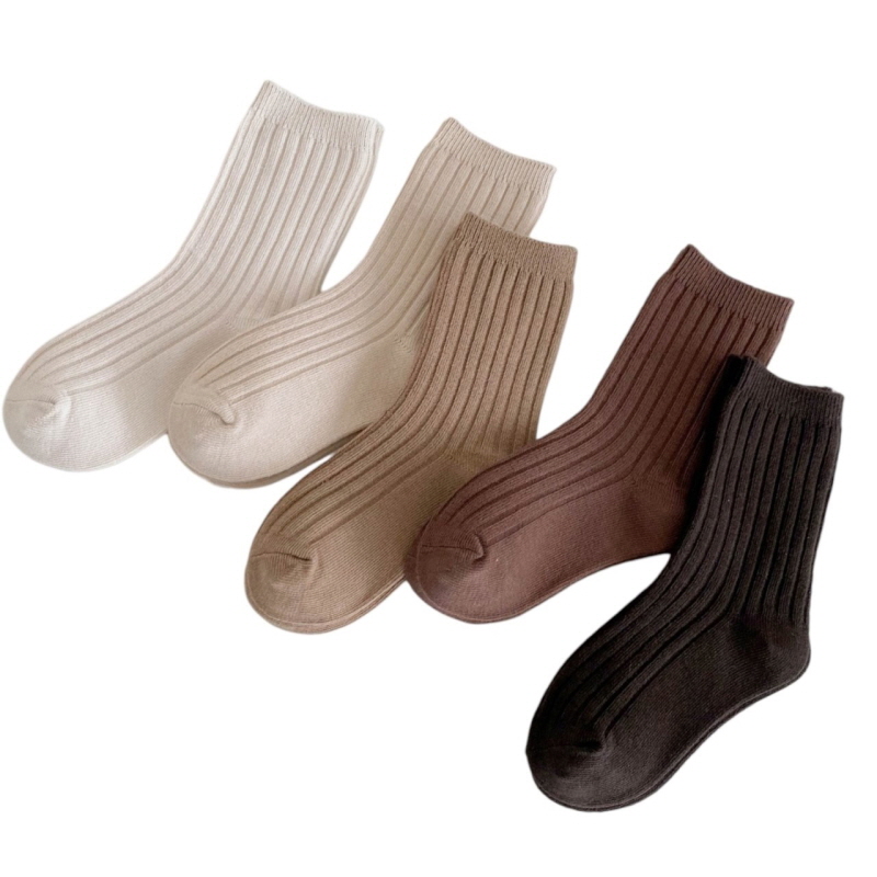 Dudie - Korean Children Fashion - #childofig - Brown Basic Simple Set - 3