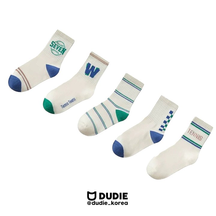 Dudie - Korean Children Fashion - #designkidswear - DoubleU Set (set of 5) - 2