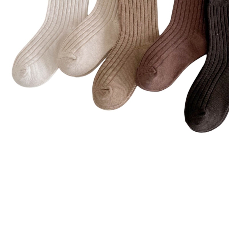 Dudie - Korean Children Fashion - #designkidswear - Brown Basic Simple Set - 6