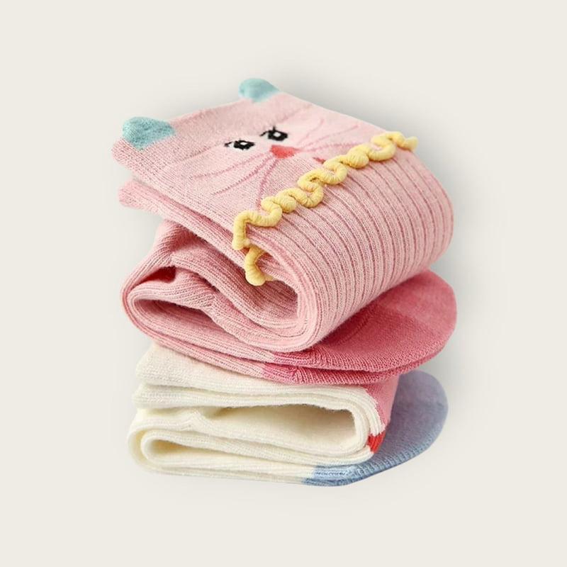 Dudie - Korean Children Fashion - #childrensboutique - Cute Bunny Set (set of 3) - 4