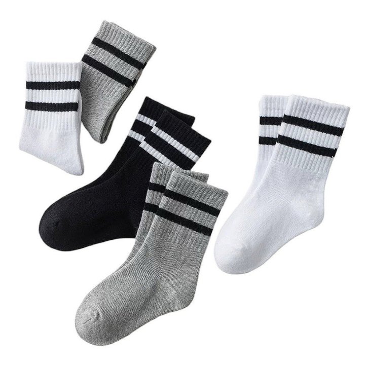Dudie - Korean Children Fashion - #discoveringself - Sports Two-Line Set (set of 3) - 7