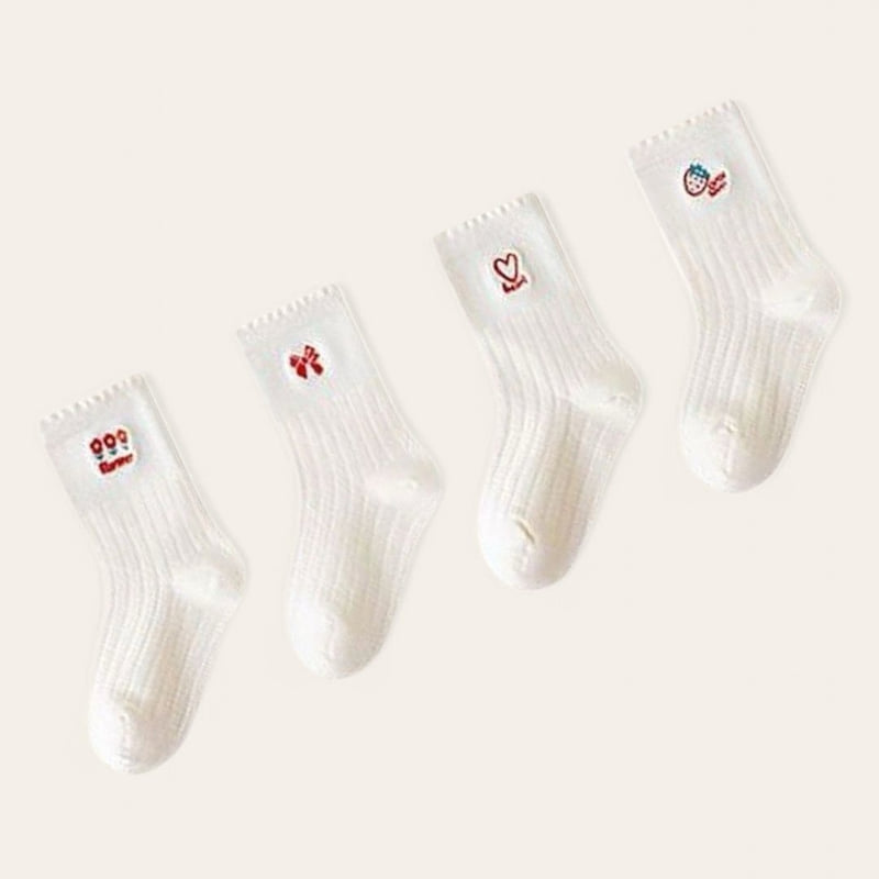 Dudie - Korean Children Fashion - #discoveringself - Cutie Set (set of 4) - 5