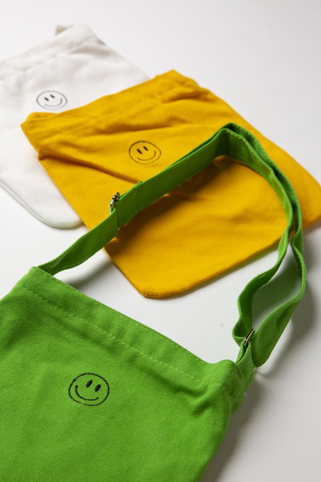 Dudie - Korean Children Fashion - #discoveringself - Embroidery Smile Cross Bag - 9