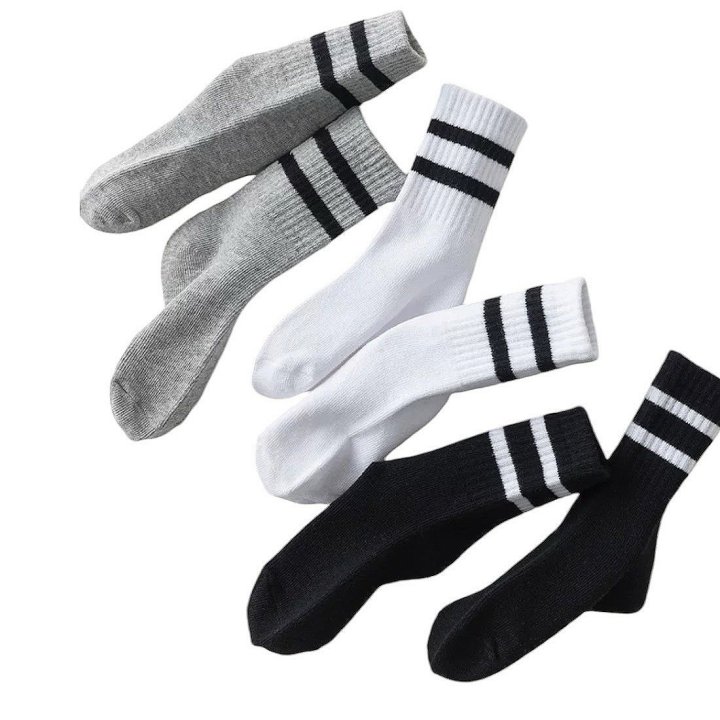 Dudie - Korean Children Fashion - #fashionkids - Sports Two-Line Set (set of 3) - 8