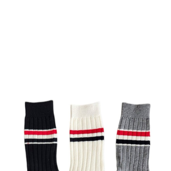 Dudie - Korean Children Fashion - #fashionkids - Long Two-Line Set (set of 3) - 8