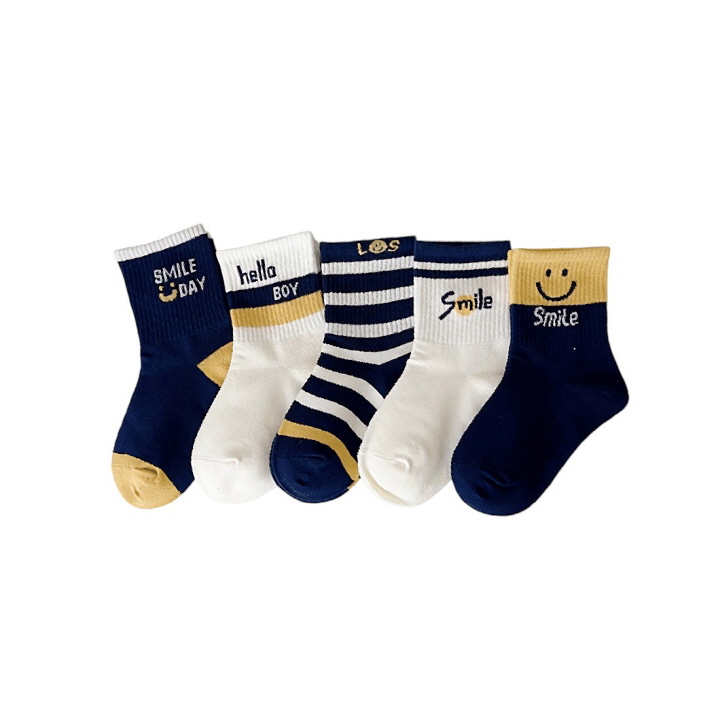 Dudie - Korean Children Fashion - #fashionkids - Rosmile Set (set of 5) - 5