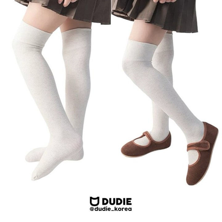 Dudie - Korean Children Fashion - #kidsshorts - Cotton Stocking Set (set of 3)