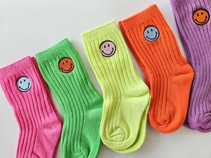 Dudie - Korean Children Fashion - #kidsshorts - Color Smile Set (set of 6) - 8