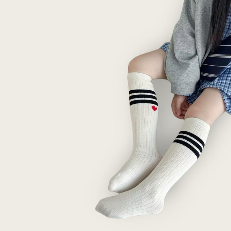 Dudie - Korean Children Fashion - #kidsshorts - Heart Set (set of 3) - 6