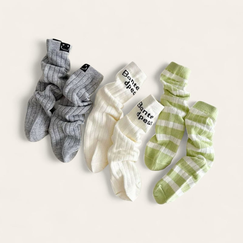 Dudie - Korean Children Fashion - #kidsshorts - Rildong Set (set of 3) - 2