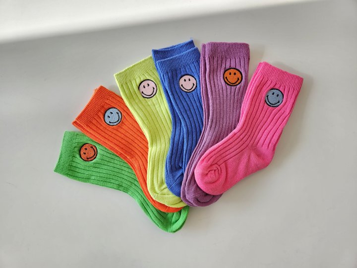 Dudie - Korean Children Fashion - #littlefashionista - Color Smile Set (set of 6) - 12