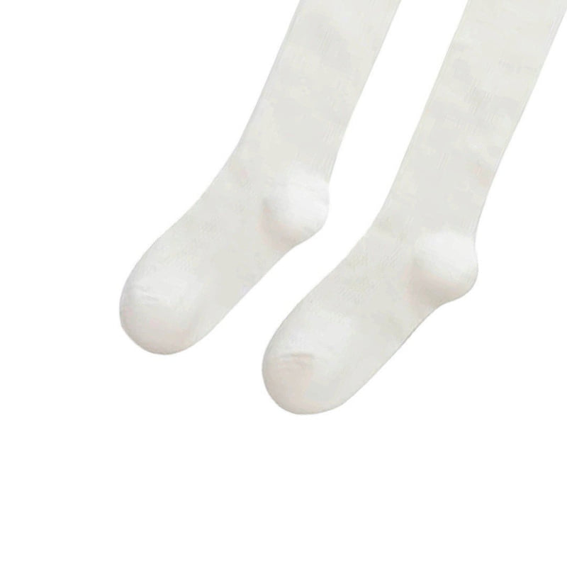 Dudie - Korean Children Fashion - #littlefashionista - Crown Long Socks Set (set of 2) - 8