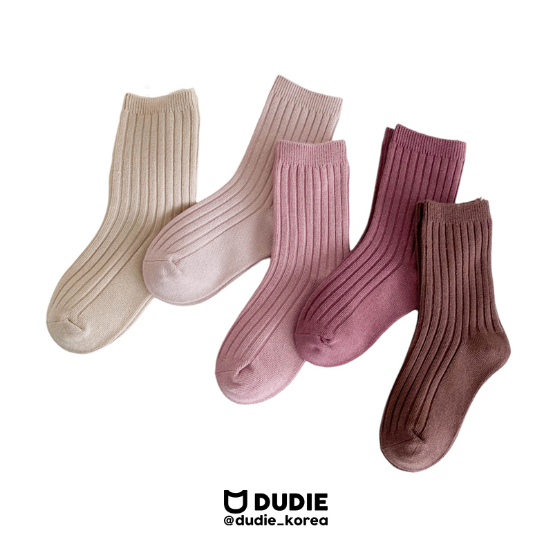 Dudie - Korean Children Fashion - #magicofchildhood - Pink Basic Simple Set