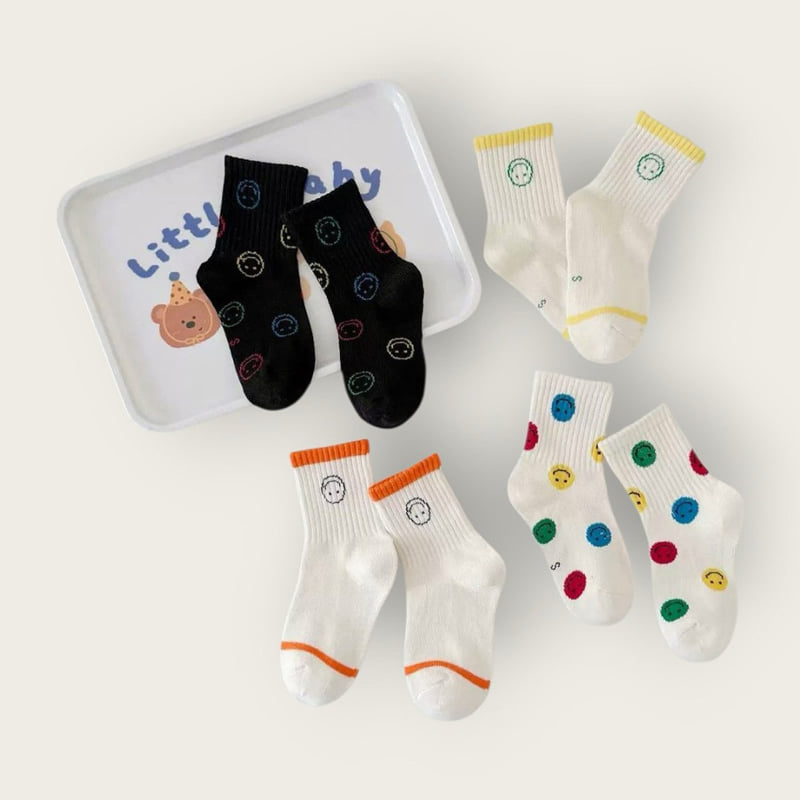 Dudie - Korean Children Fashion - #minifashionista - Mulmile Set (set of 4) - 2