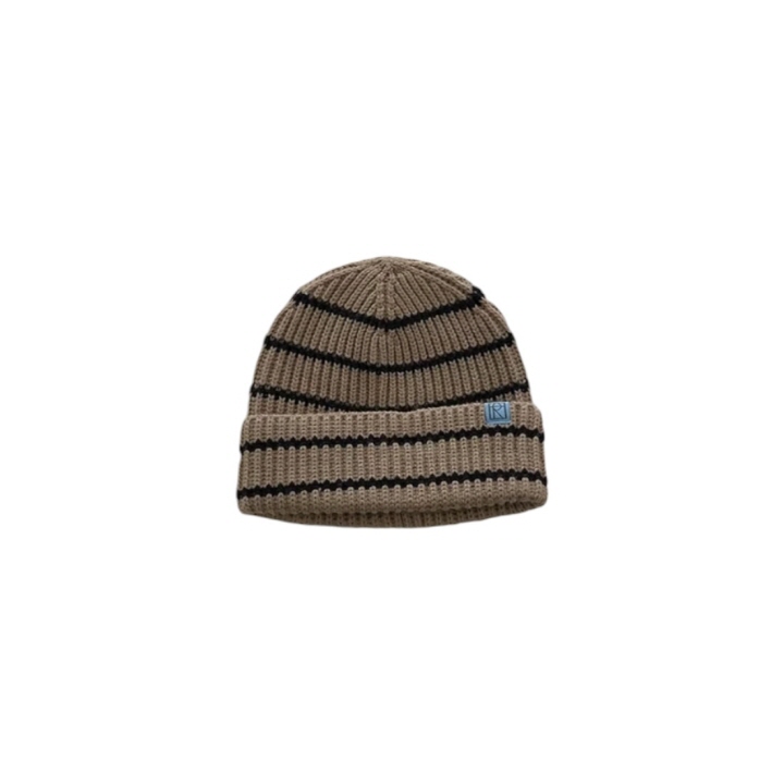 Dudie - Korean Children Fashion - #todddlerfashion - R Stripe Beanie - 5