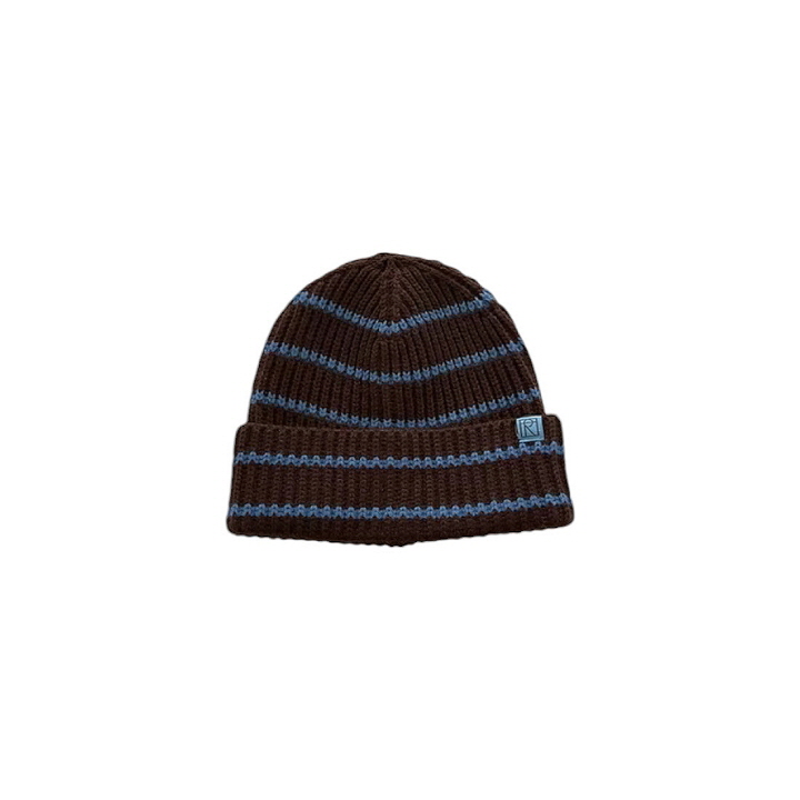 Dudie - Korean Children Fashion - #toddlerclothing - R Stripe Beanie - 6