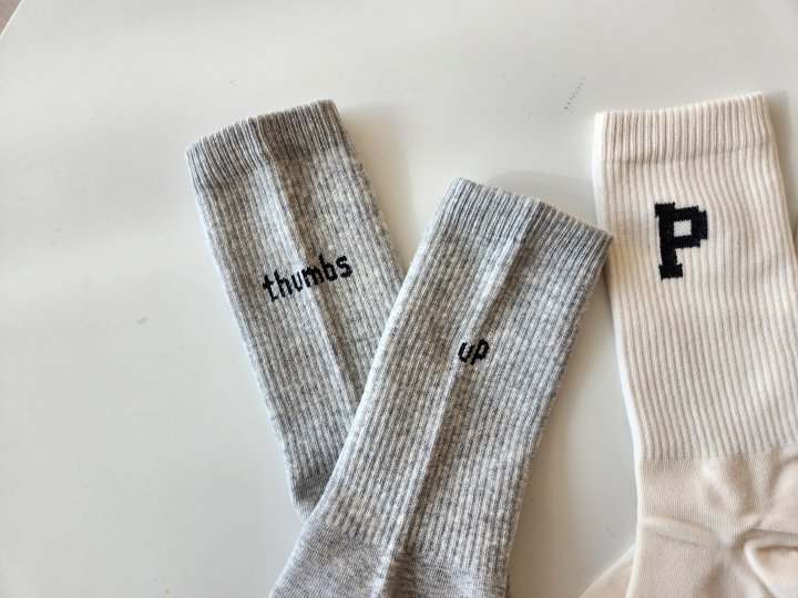 Dudie - Korean Women Fashion - #womensfashion - P Logo Set With Mom (set of 3) - 4