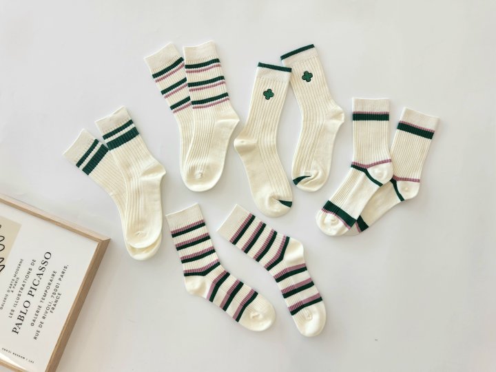 Dudie - Korean Women Fashion - #womensfashion - Clover Set With Mom (set of 5) - 4