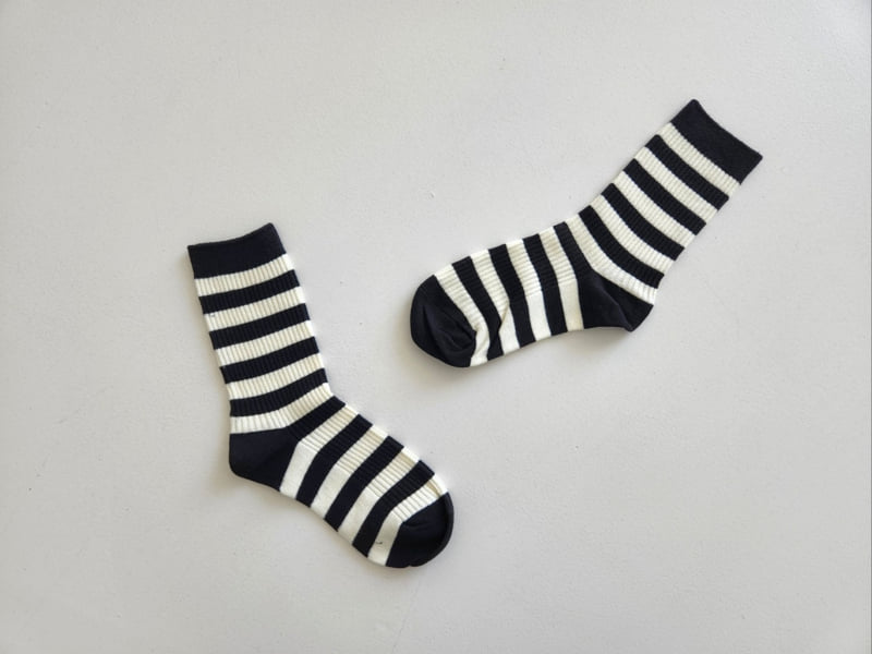Dudie - Korean Women Fashion - #momslook - R Stripe Set With Mom (set of 3) - 7