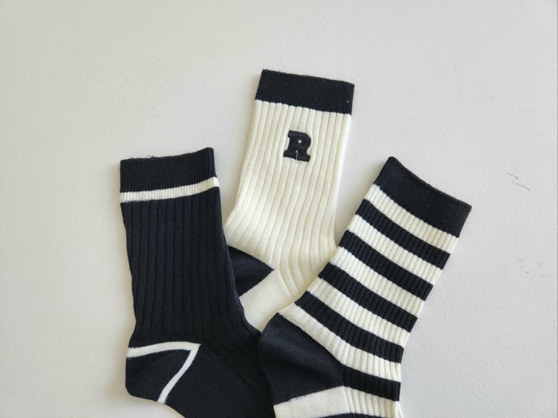 Dudie - Korean Women Fashion - #pursuepretty - R Stripe Set With Mom (set of 3) - 11
