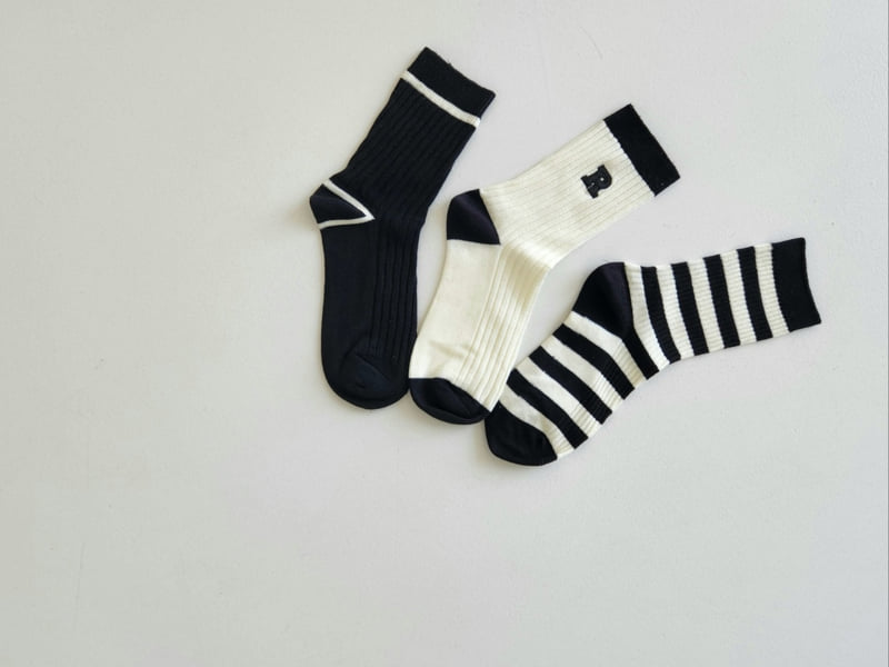 Dudie - Korean Women Fashion - #vintagekidsstyle - R Stripe Set With Mom (set of 3) - 10
