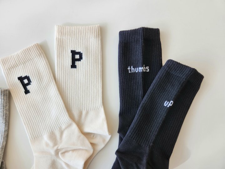 Dudie - Korean Women Fashion - #womensfashion - P Logo Set With Mom (set of 3) - 3