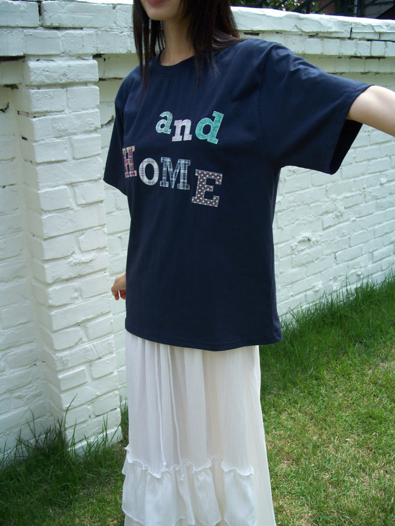 Flash - Korean Women Fashion - #momslook - And Home Tee - 4
