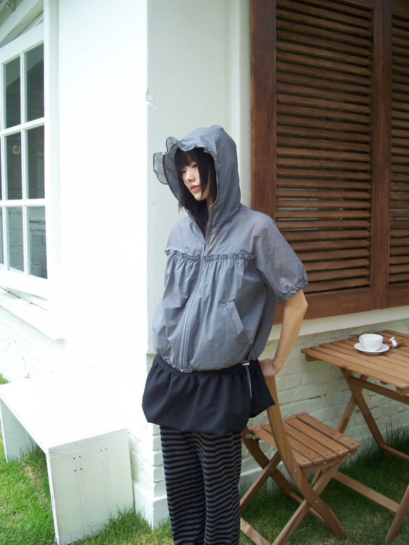 Flash - Korean Women Fashion - #momslook - Rain Frill Jacket - 4