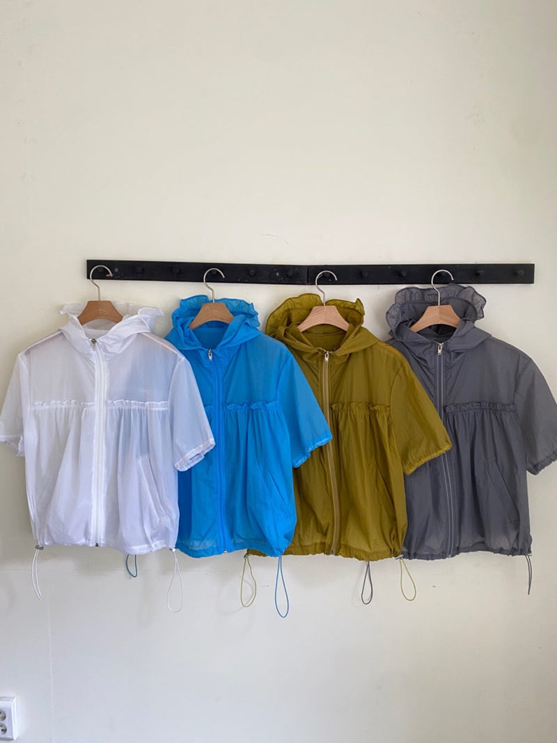 Flash - Korean Women Fashion - #pursuepretty - Rain Frill Jacket - 8