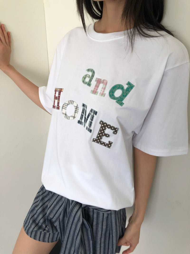 Flash - Korean Women Fashion - #restrostyle - And Home Tee - 10