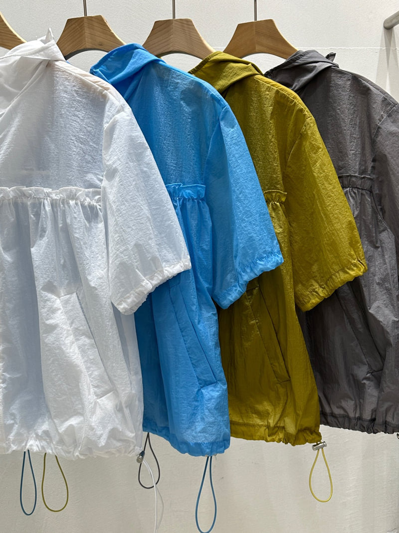 Flash - Korean Women Fashion - #romanticstyle - Rain Frill Jacket - 10