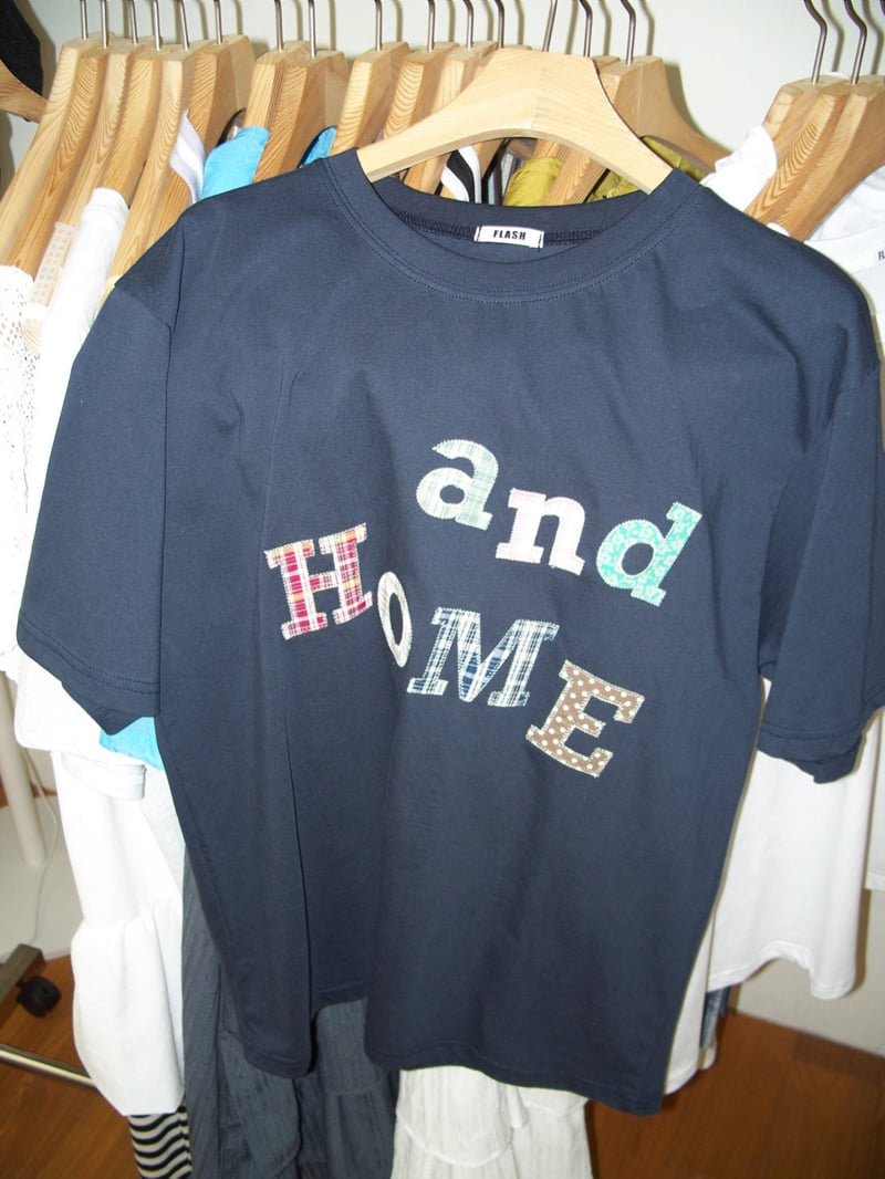 Flash - Korean Women Fashion - #shopsmall - And Home Tee - 12
