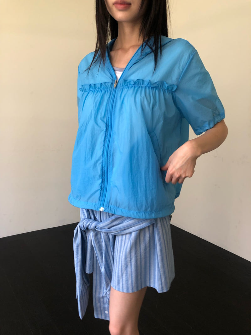 Flash - Korean Women Fashion - #shopsmall - Rain Frill Jacket - 11