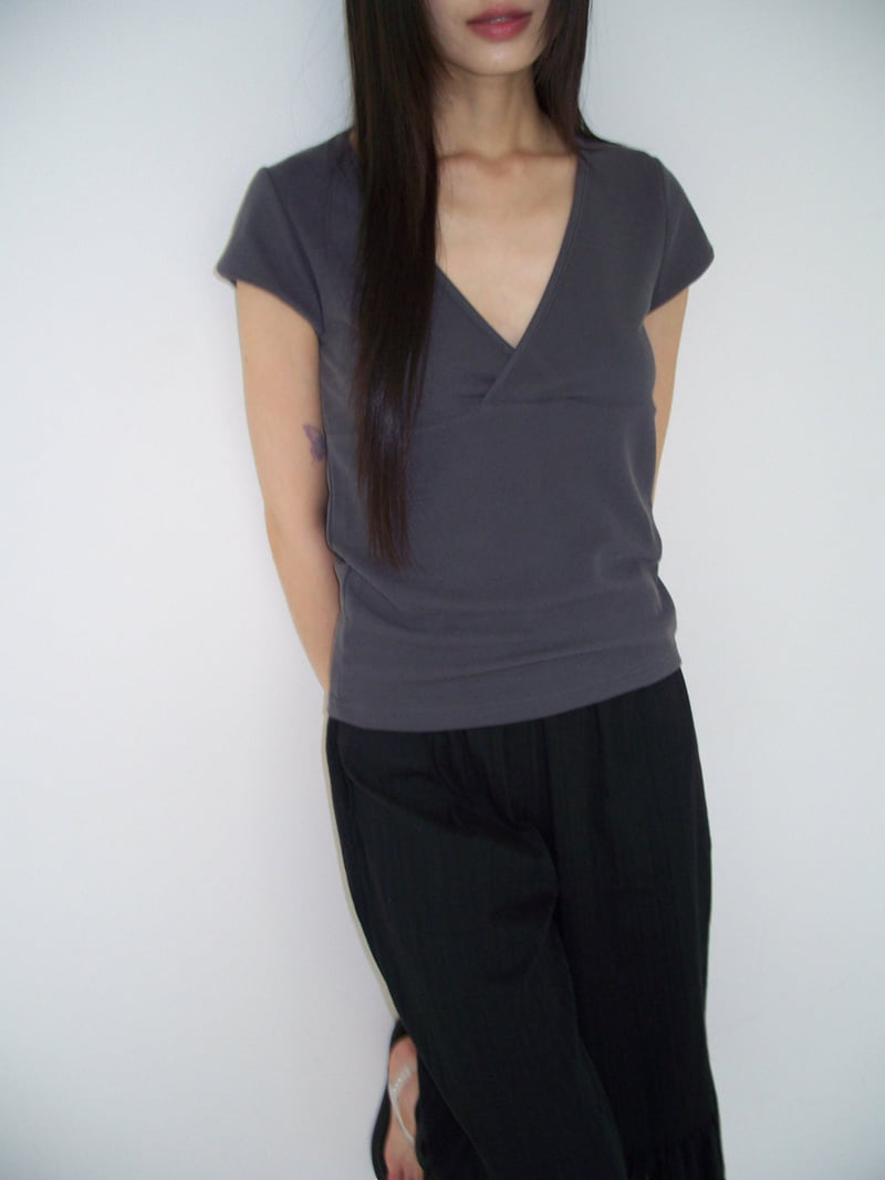 Flash - Korean Women Fashion - #vintageinspired - Love Tee - 5