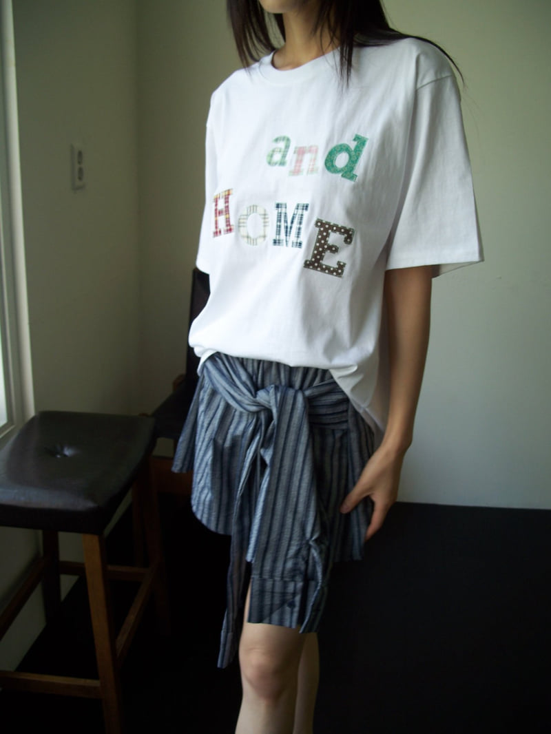 Flash - Korean Women Fashion - #vintagekidsstyle - And Home Tee - 8