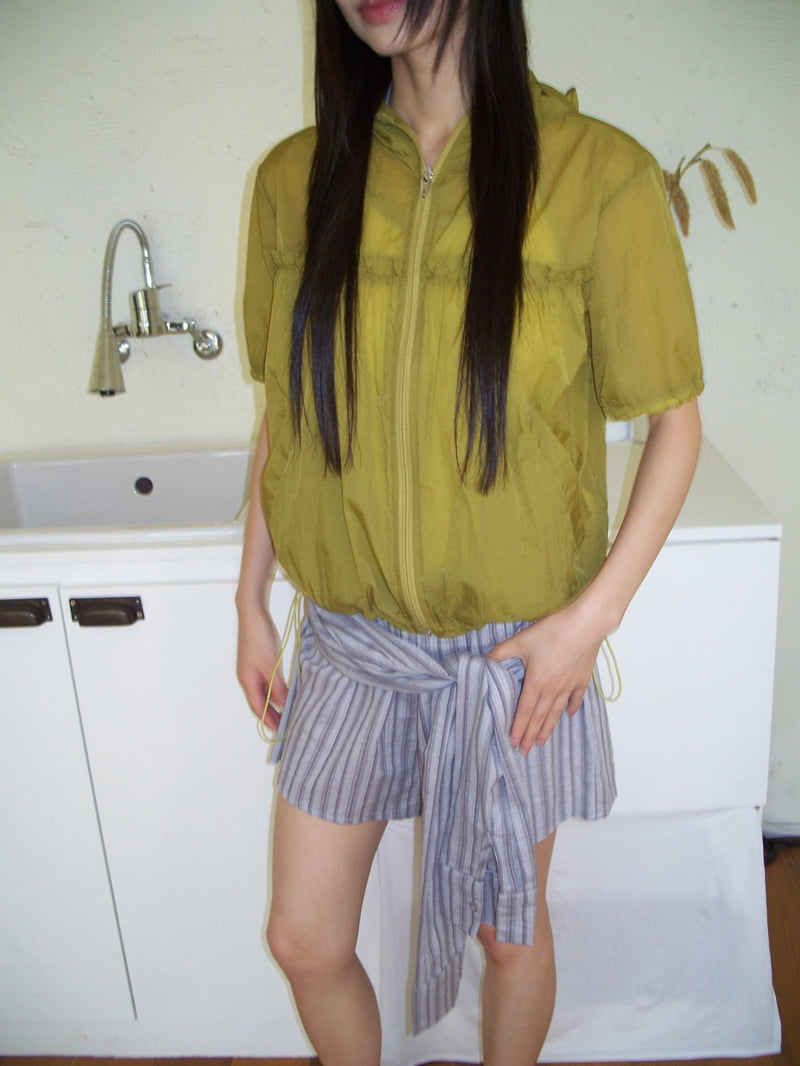 Flash - Korean Women Fashion - #vintagekidsstyle - Rain Frill Jacket - 7
