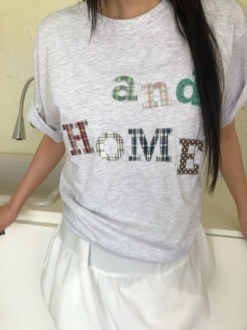 Flash - Korean Women Fashion - #womensfashion - And Home Tee - 6