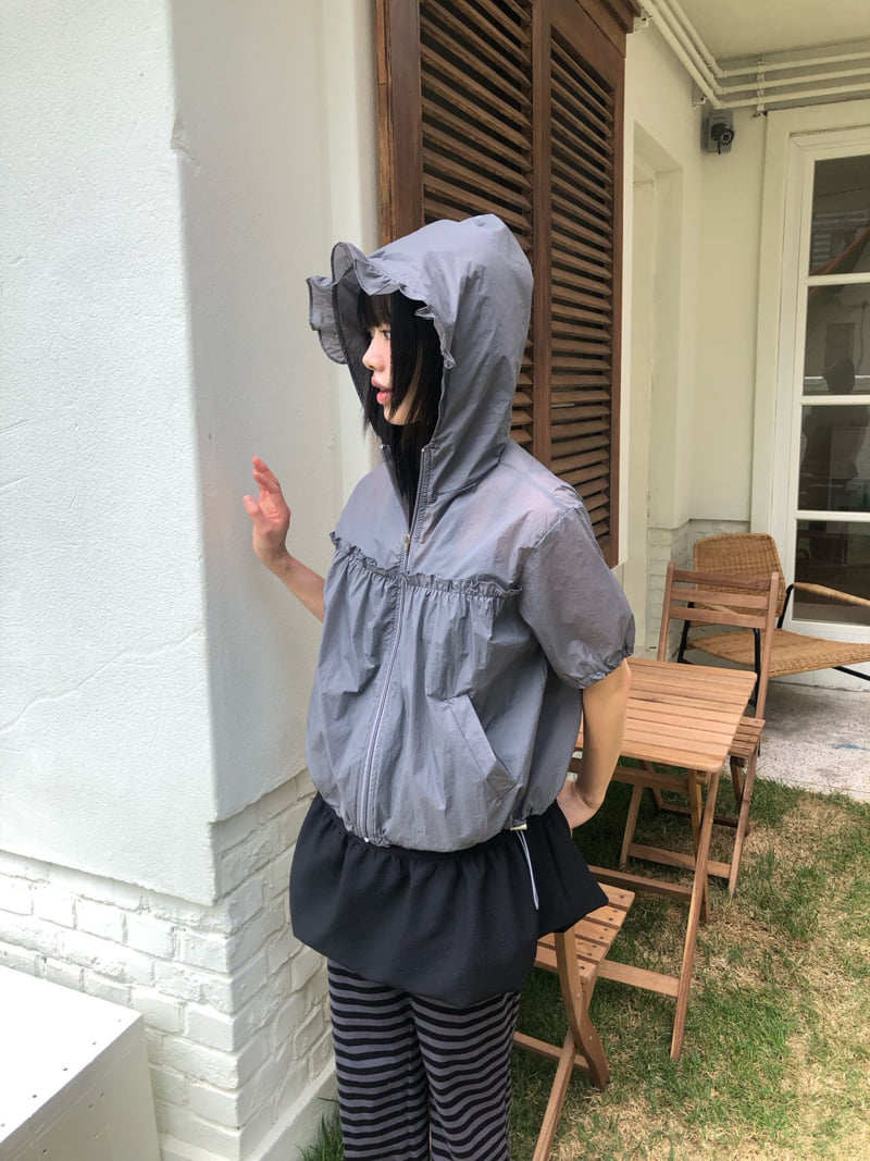 Flash - Korean Women Fashion - #womensfashion - Rain Frill Jacket