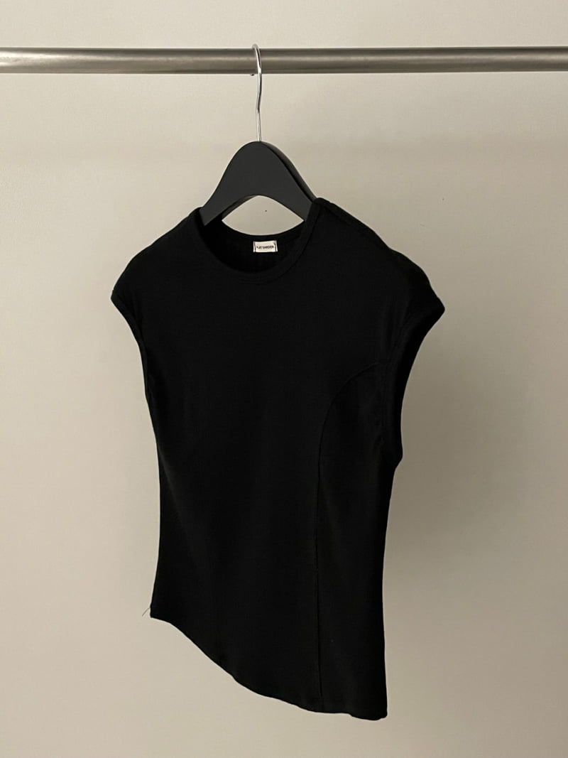 Flatgarden - Korean Women Fashion - #momslook - Momo Cap Sleeve Tee - 12