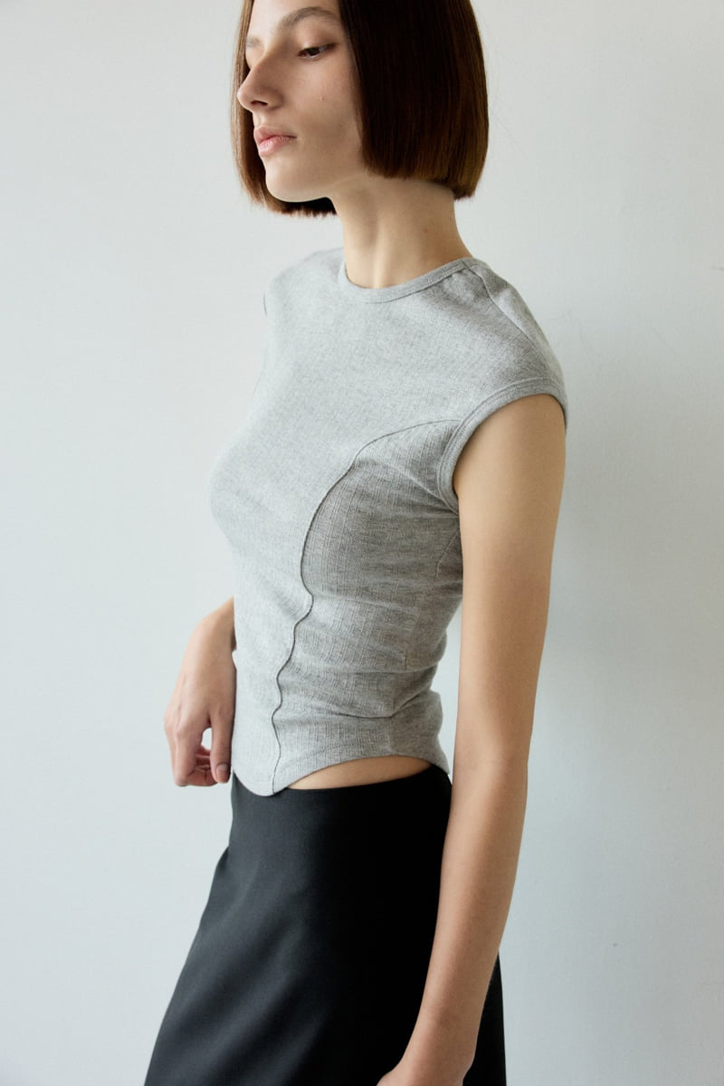 Flatgarden - Korean Women Fashion - #momslook - Momo Cap Sleeve Tee - 6