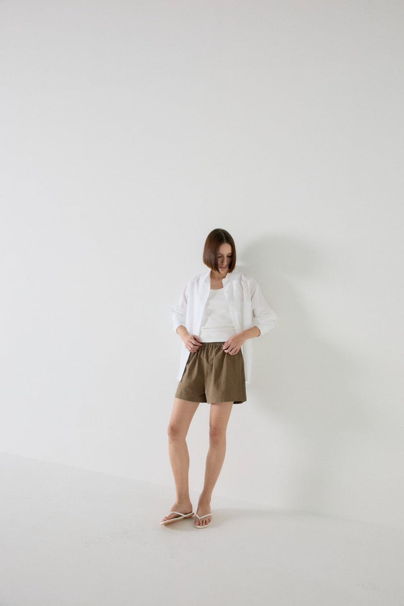 Flatgarden - Korean Women Fashion - #momslook - Linen Half Pants