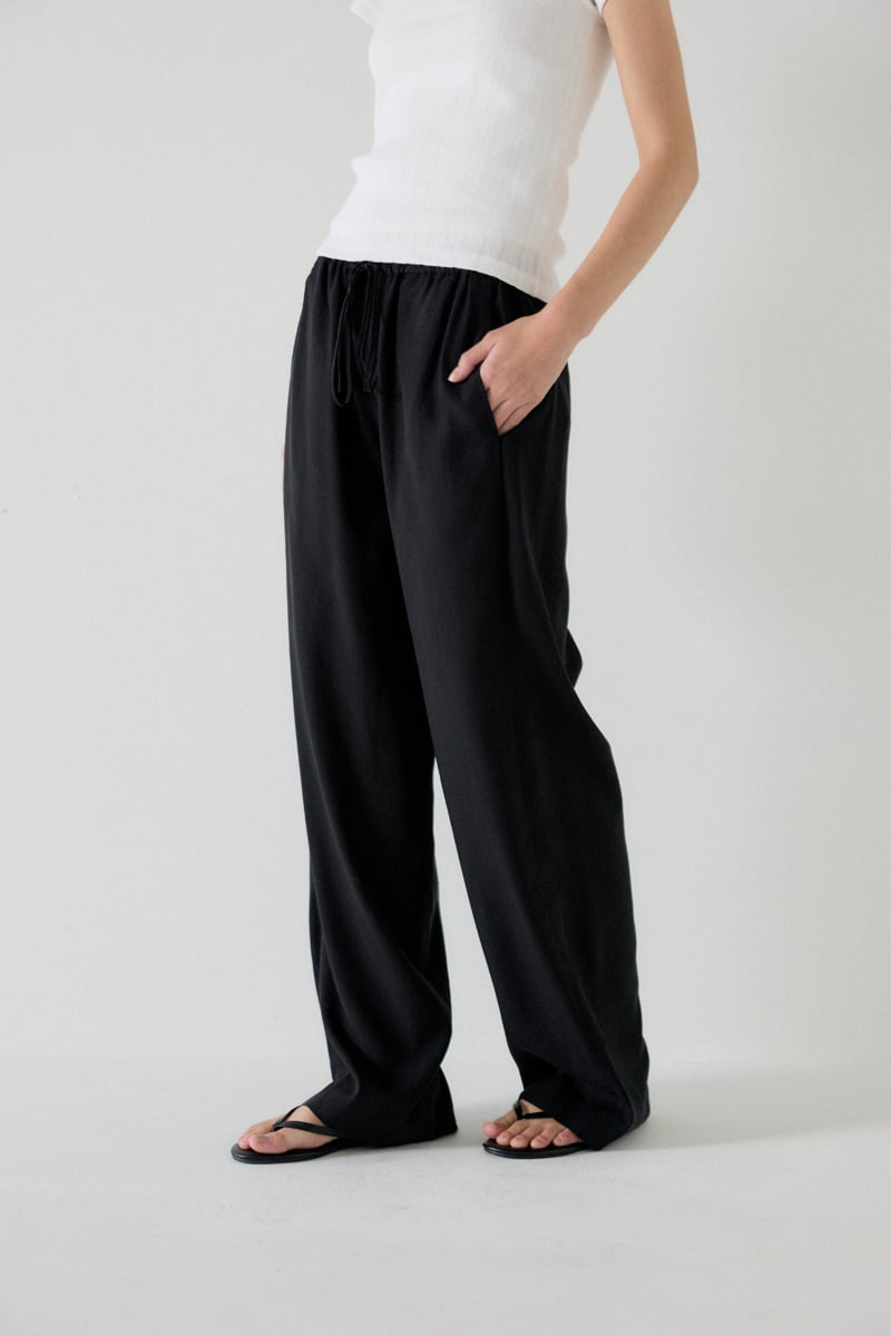 Flatgarden - Korean Women Fashion - #momslook - Rozan Banding Pants - 5