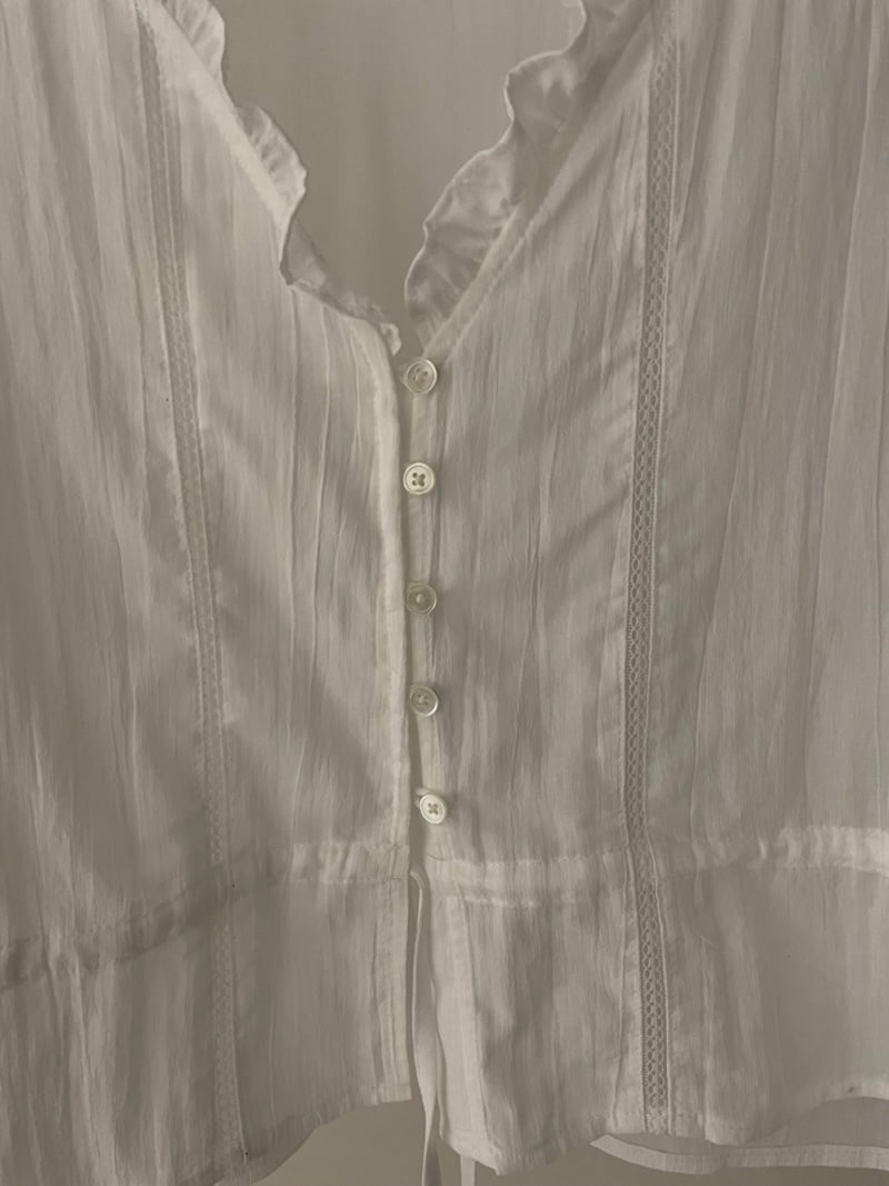 Flatgarden - Korean Women Fashion - #momslook - Frill Lena Blouse - 10